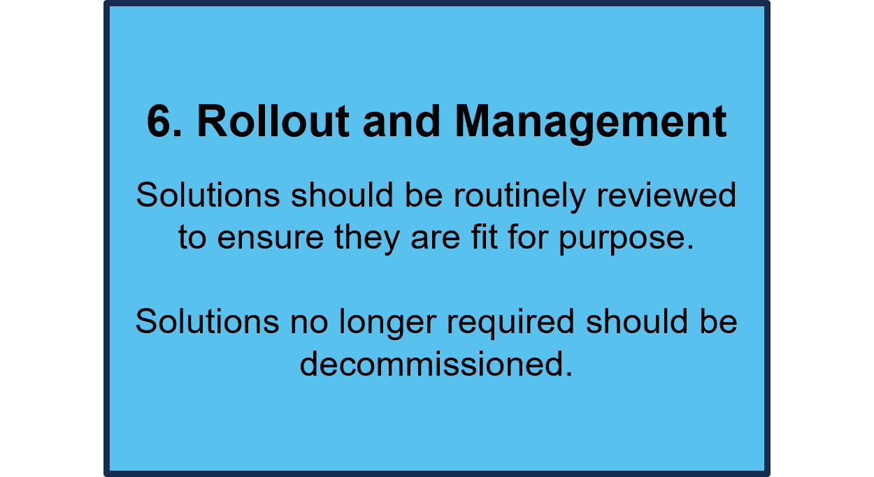 Step 6. Rollout and Management